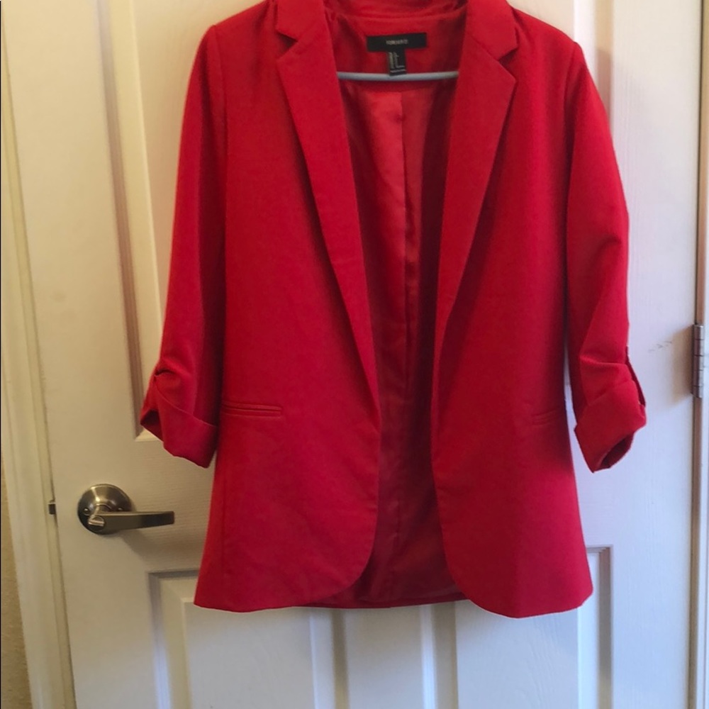 Red blazer